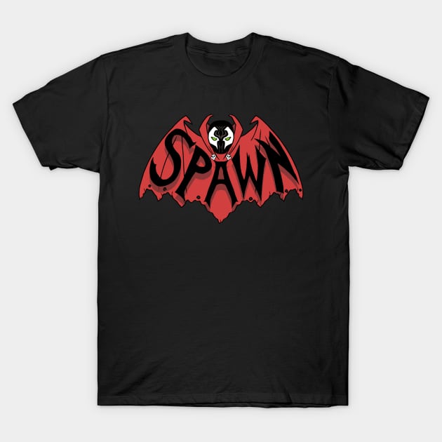 Holy Hell Spawn! (Black) T-Shirt by ChrisDoesComics